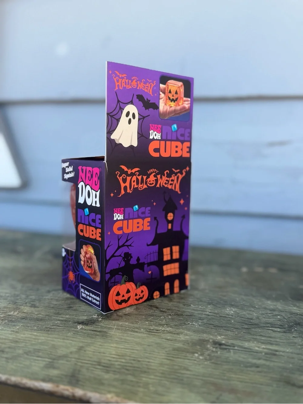 Orange Luminous Glitter Cube - Halloween Edition NeeDoh